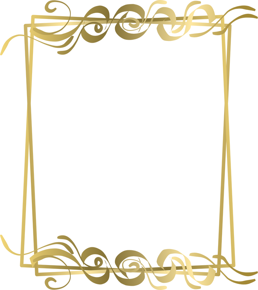 Gold frame